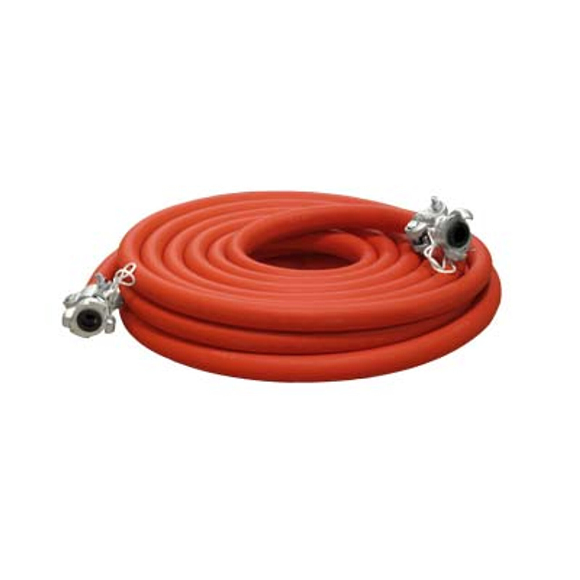 Pirate Brand Air Hose Assembly with Couplings — 3/4in. ID x 50ft., Red, Model# 10-034RED-050-1